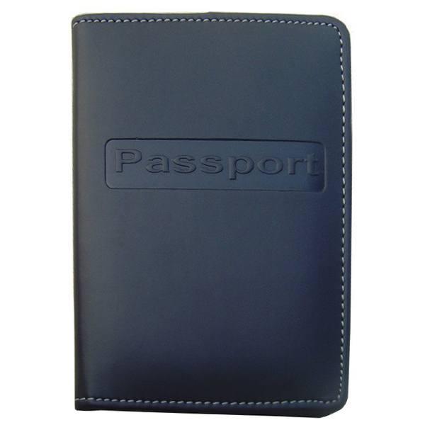Blue Customized Passport Holder