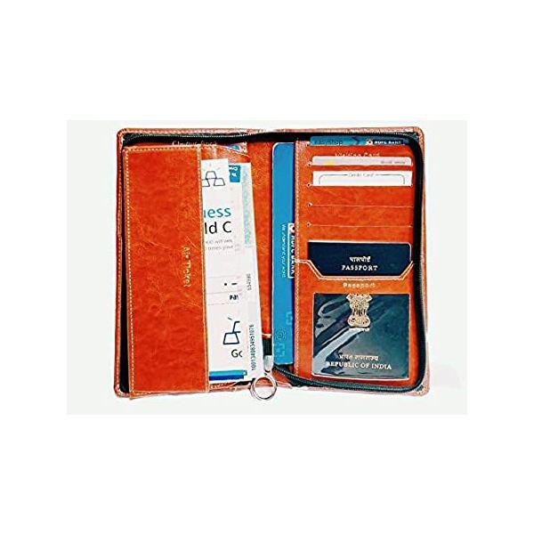 Caramel Brown Customized Unisex Passport Cover