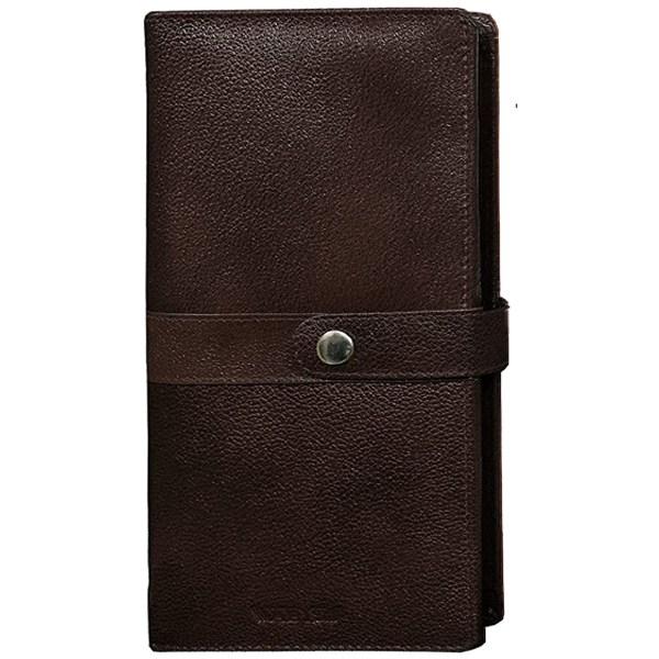 Coffee Brown Customized Genuine Leather Business Card Holder, Passport Holder, Cheque Book Holder, Credit Card Holder