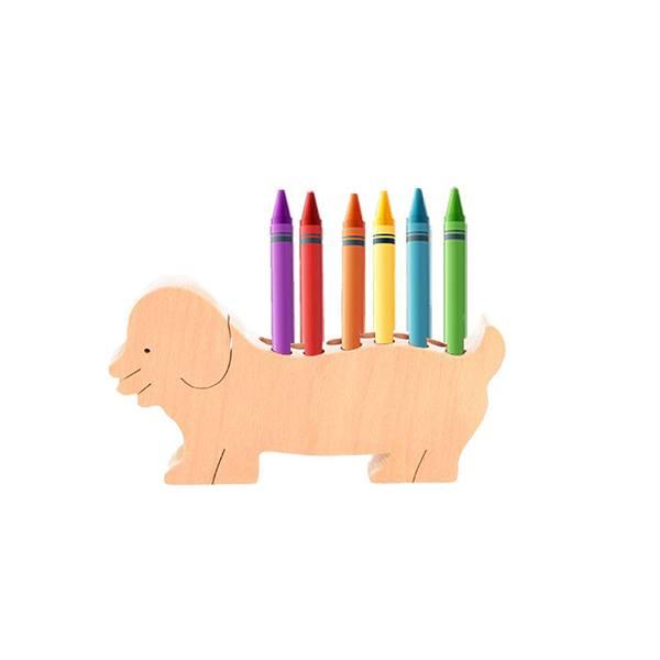 Brown Customized Cute Dog Creative Pen & Pencil Stand Or Desk Organizer for Student & Kids, Stationery, Crayon, Pen & Pencil Holder Home & Office