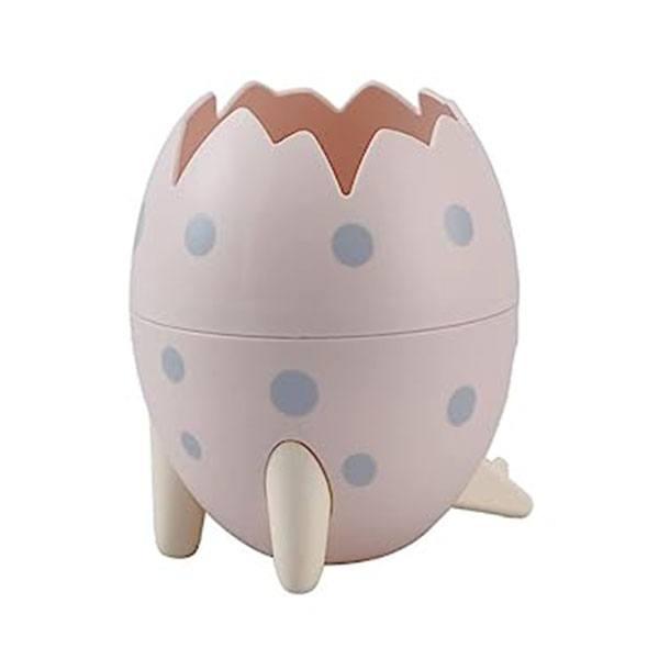 Pink Dinosaur Egg Customized Stationary Pen Pencil Stand Pen Stand for Office & Study Table, Makeup Brush Holder, Stationary Storage Box