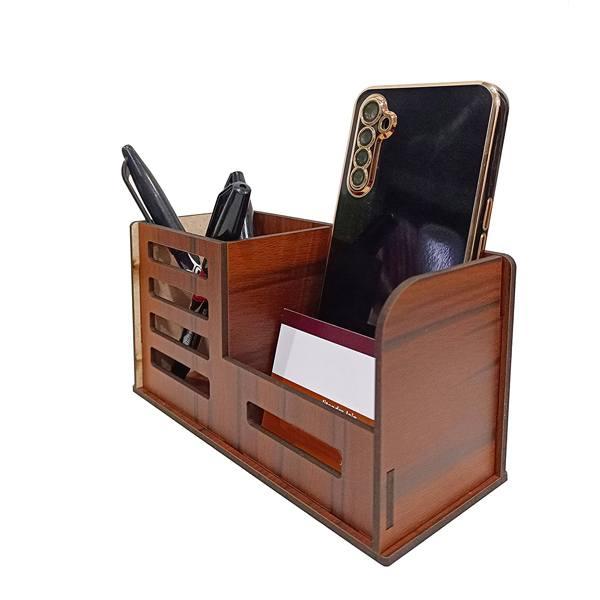 Study Card Storage Buy Brown Customized Pen Stand Card Holder for Study Table | yourPrint