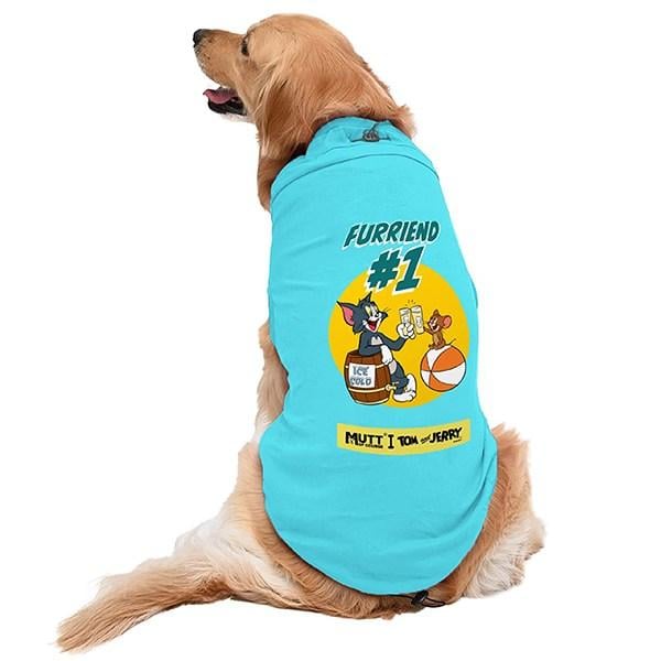 Blue Customized Dog T-Shirt, Apparel for Dogs