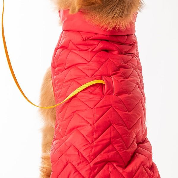 Red Customized Jacket For Dogs & Cats, Winter Wear