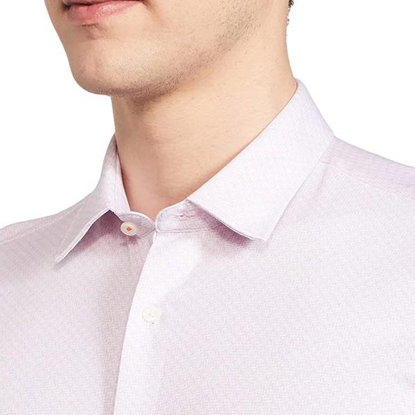 Pink Customized Men's Slim Shirt