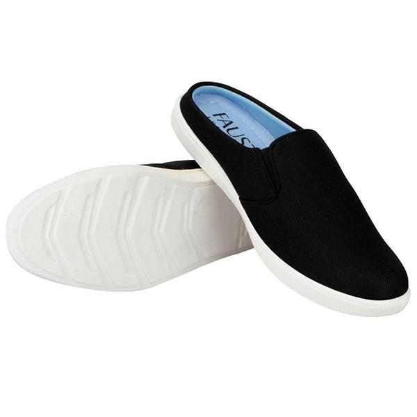 Black Customized Men's Canvas Slip-on Shoes