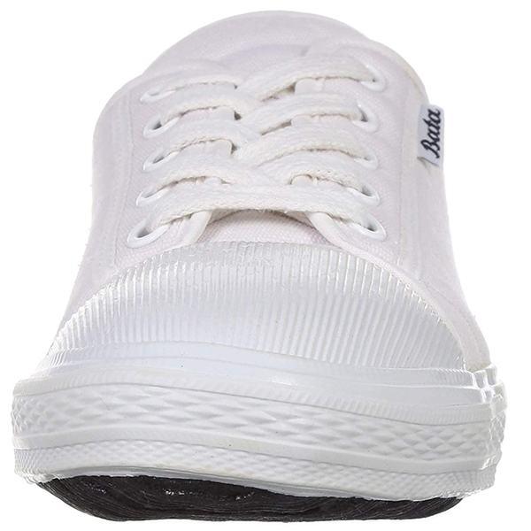 White Customized BATA Men's White Sneakers