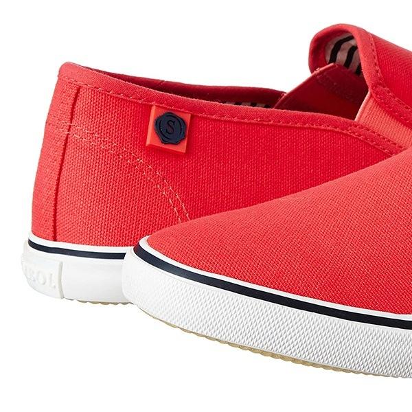 Red Customized Men's Canvas Sneakers