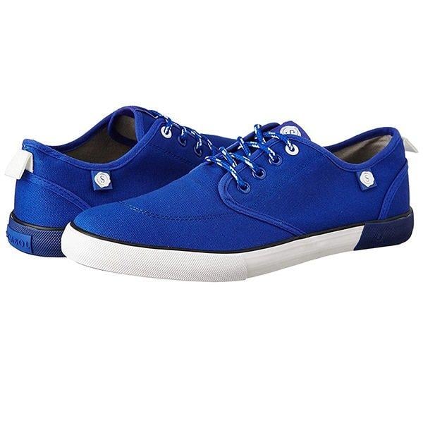 Blue Customized Men's Canvas Sneakers
