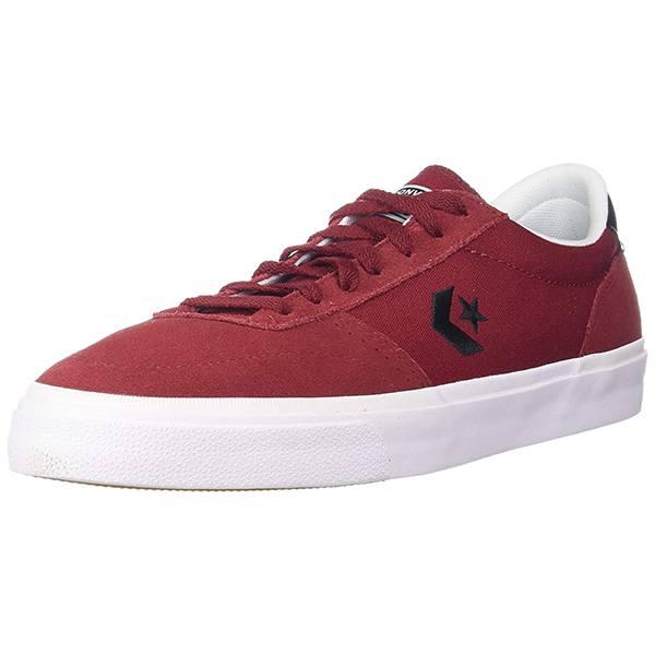 Red Customized Men's Suede Canvas Sneakers