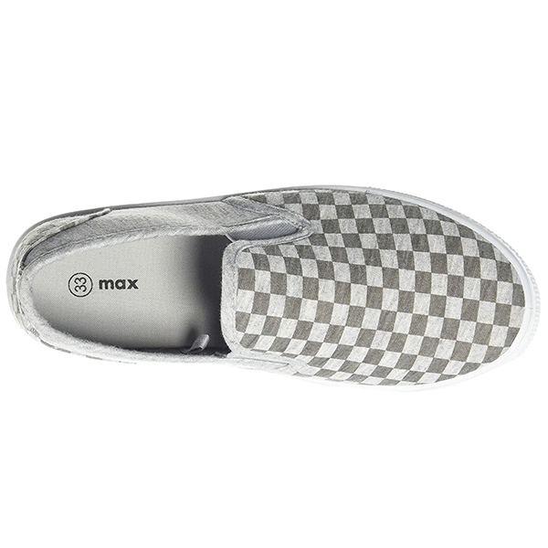 Grey Customized MAX Canvas Shoes