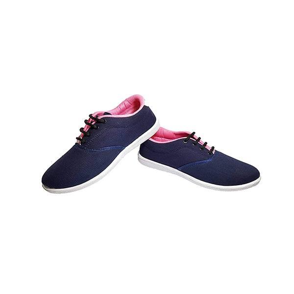 Pink Blue Customized Soft Canvas Casual Shoes, Sneakers
