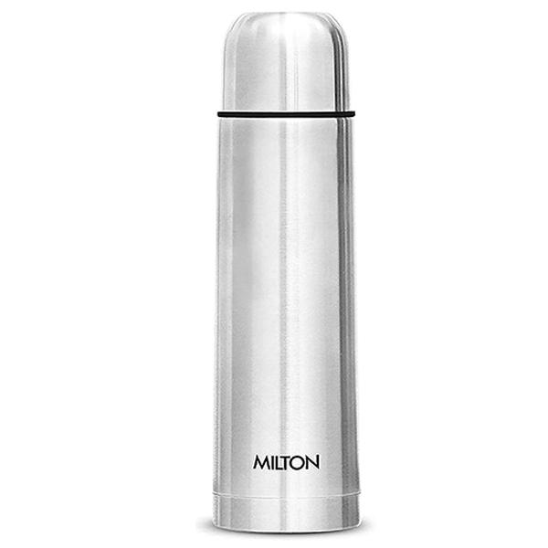 Silver Customized Milton Thermosteel Plain Lid Flask, 500 ml