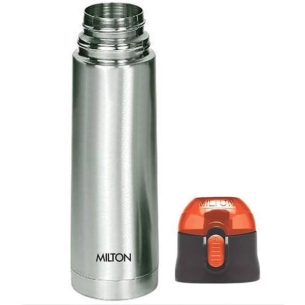 Silver Customized Milton Thermosteel Crown Flask, 500ml