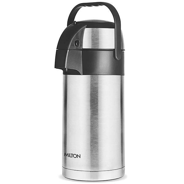 Silver Customized Milton Beverage Dispenser 2500 ml Flask, Stainless Steel