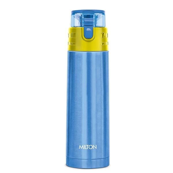 Blue Customized Milton Thermosteel Hot and Cold Water Bottle, 500 ml