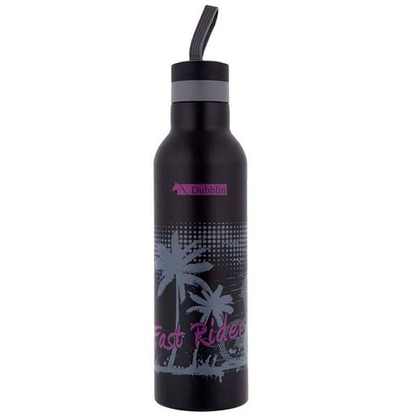 Black, Pink Customized Stainless Steel Double Wall Vacuum Insulated BPA Free Water Bottle (750 ml)