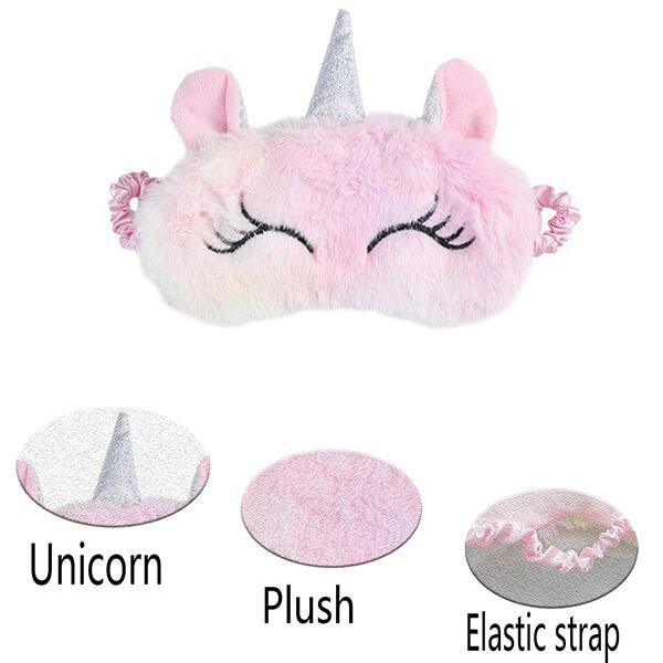 Pink Unicorn Customized Sleep Eye Mask