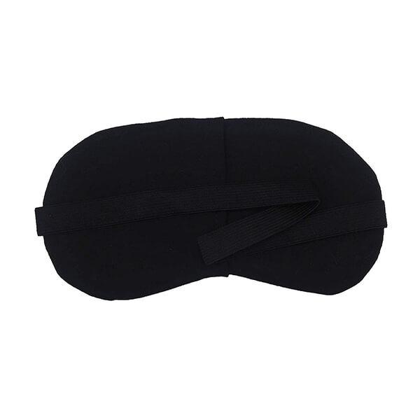 Black Customized Eye Mask for Sleeping with Cooling Gel