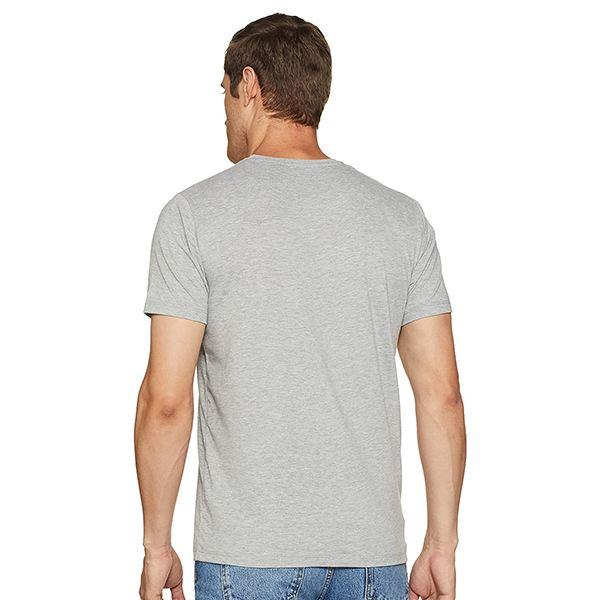 Grey Customized Superhero Movies Logo Graphic Printed Regular Round Neck T-Shirt