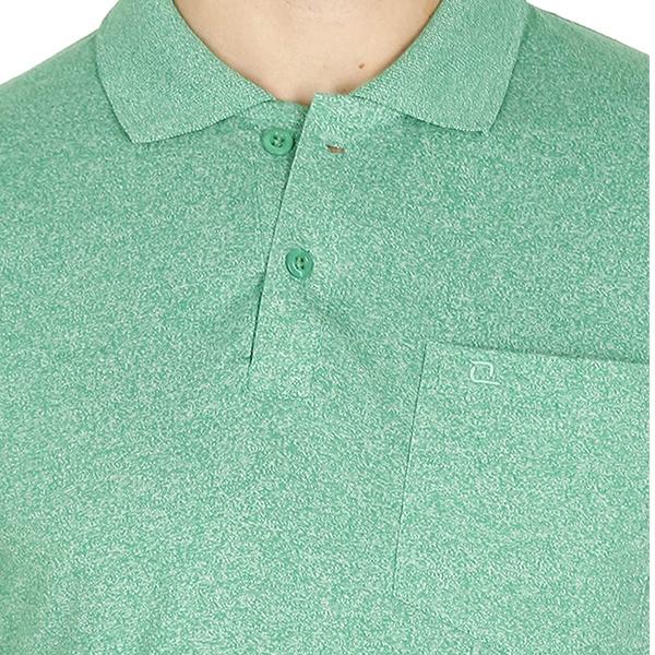 Green Customized Men's Half Sleeve Polo T-Shirt with Pocket