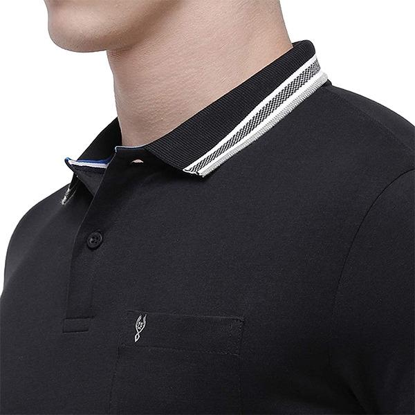 Black Customized Polo Men's T-Shirt