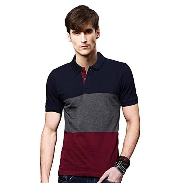 Multicolour Customized Regular Fit Polo T-Shirt