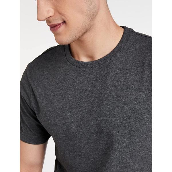 Dark Grey Customized Men's Solid Regular T-Shirt