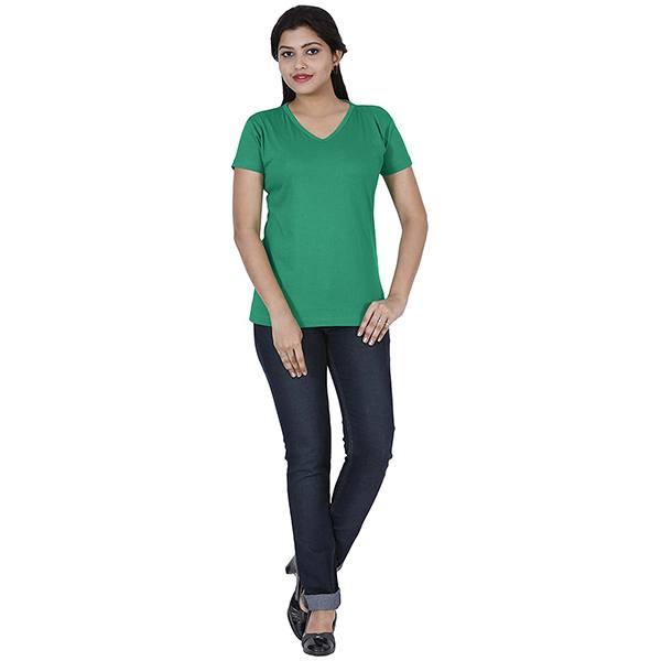 Green Customized Women's T-Shirt