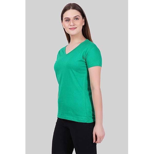 Green Customized Women's T-Shirt