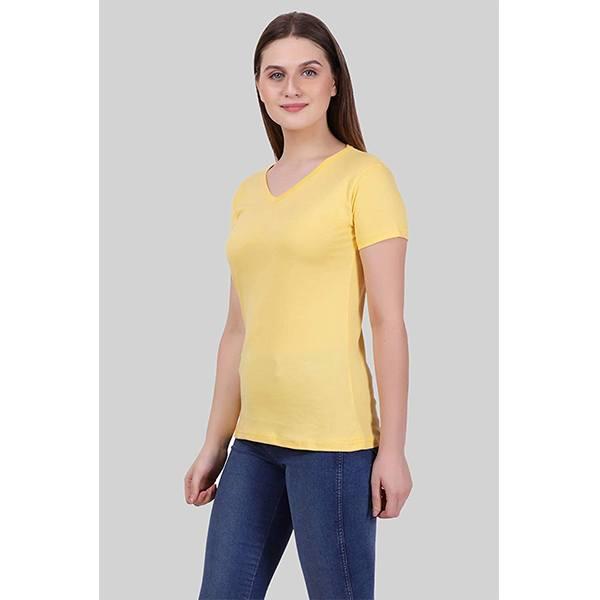 Yellow Customized Women's T-Shirt