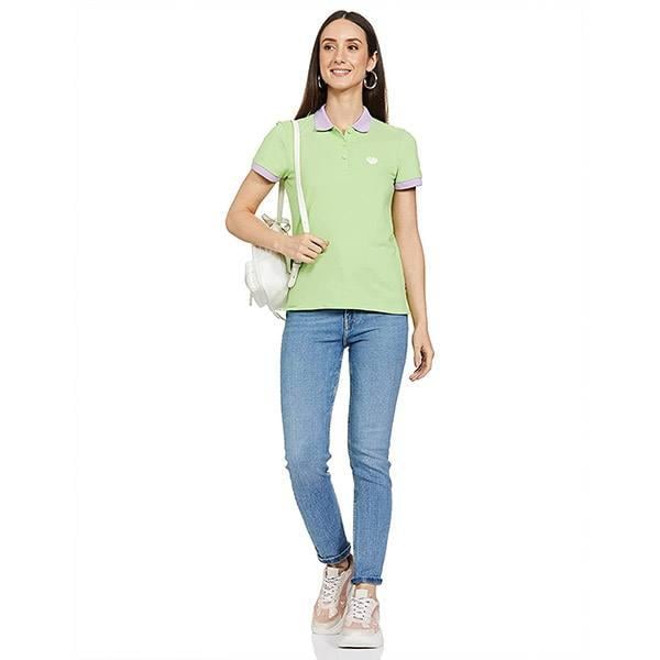 Lime Green Customized Levi's Women's Regular Polo T-Shirt