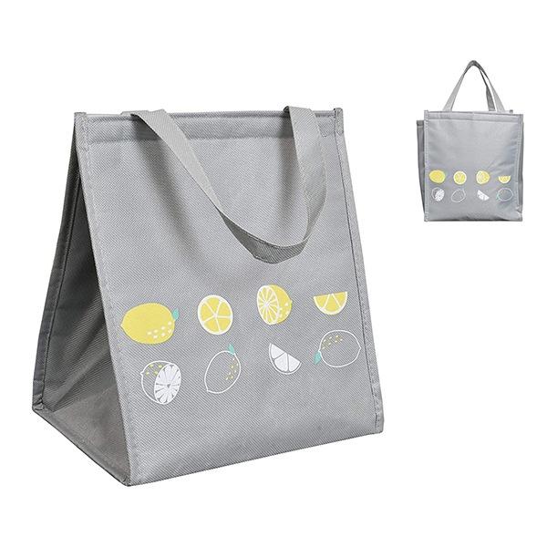 Grey Customized Insulated Travel Lunch/Tiffin/Storage Bag