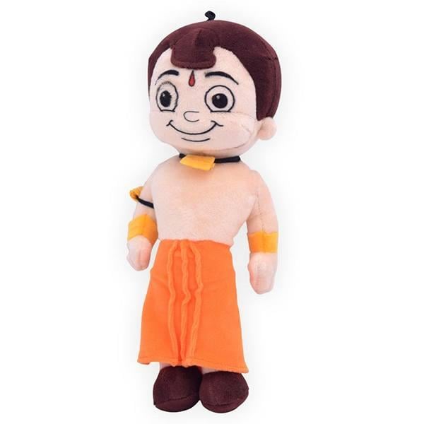 Orange Customized Chhota Bheem Toy, (22 cm)