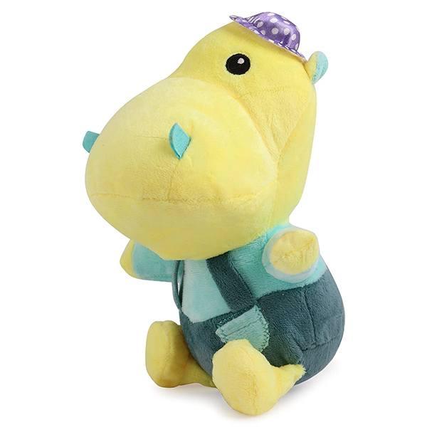 Green Customized Happy Hippo Soft Toy for Kid