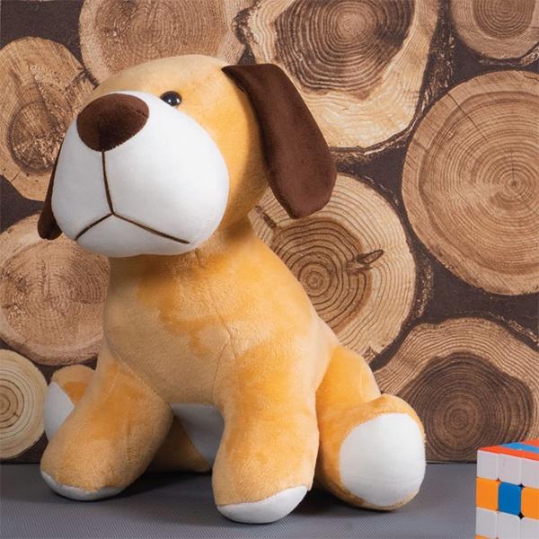Brown Customized Ultra Cute Sitting Dog, 12 Inch