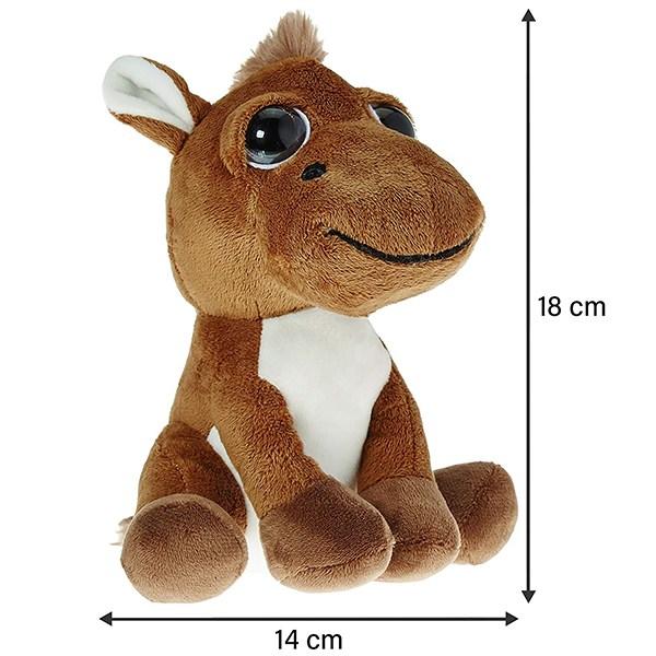 Brown Customized Animal Bright Eye Horse (7 Inches,)