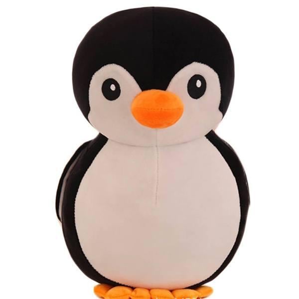 Black Customized Penguin Teddy Bear Soft Toy Cute Kids Birthday Animal (28 cm)