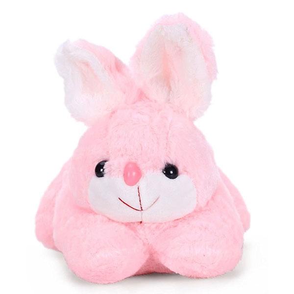 Pink Customized Cute Rabbit Soft Toys, Home Decor (Size - 26 cm)