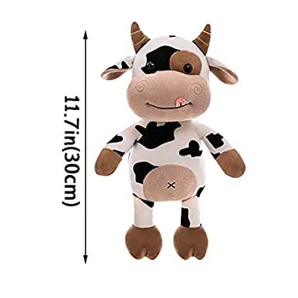 Multicolour Customized Super Soft 30 cm Small Cow Soft Toy - Polyfill Washable Cuddly Soft Toy