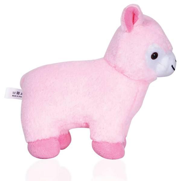Pink Customized Ultra Baby Llama Sheep Lamb Stuffed Soft Kids Animal Toy - 10 Inch