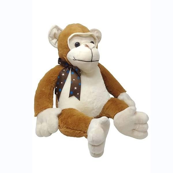 Brown Customized Soft Stuffed Animal Toy, Large Size Wild Animal (30 cm, Mr.Chimpanzee)