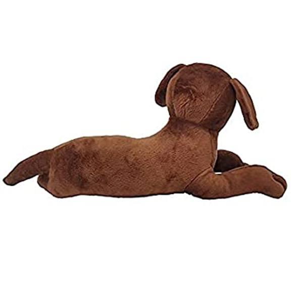 Dark Brown Customized Soft Stuffed Animal Dog Toy For Kids Boys Girls Wild Animal (Loyal Dog 30 cm)