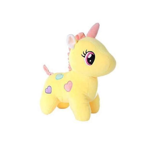 Yellow Customized Soft Toy Unicorn Teddy Bear For Kids, Birthday Gift, Someone Special 30 cm.