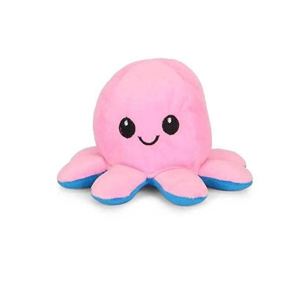 Pink Customized Reversal Octopus Toy Premum Quality Stuffed Soft Toy, Double Side Flip Cute Mini Octopus Stuffed Animal Creative Toy For Kids.