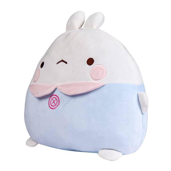 Blue Customized Soft Stuff Animal Bunny Toy 30 cm, Great For Kids
