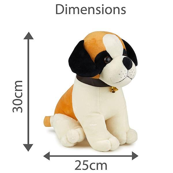 White Customized Beagle Dog Soft Toy || Soft Sitting White Colour || Teddy Bear For Kids Playing