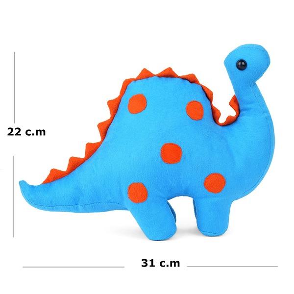 Blue Customized Ultra Soft Animal Toys For Kids 31 cm Long Soft Dinosaur Toys For Kids Stuffed Animals