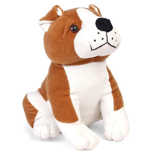 Brown Customized Bull Dog Soft Toys For Kids | Soft Animal Stuffed Toys For Boys & Girls |  (Bull Dog, 28 cm)