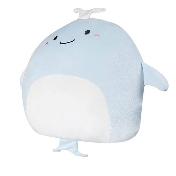 Blue Customized Soft Stuff Animal Lovely Whale Toy 40 cm Great For Kids